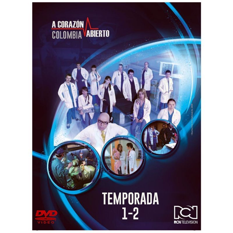 A Corazón Abierto Colombia 1 -2 Colombia DVD