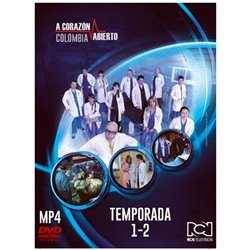 A Corazón Abierto Colombia 1 -2 Colombia DVD