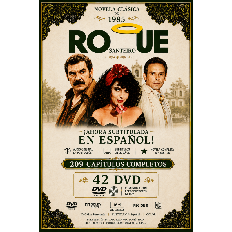 Roque Santerio DVD Subtítulos Español